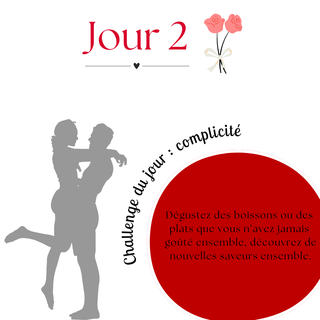 Calendrier couple Décembre – 31 défis amoureux à faire en duo | PDF personnalisable et imprimable | Activités romantiques pour couple