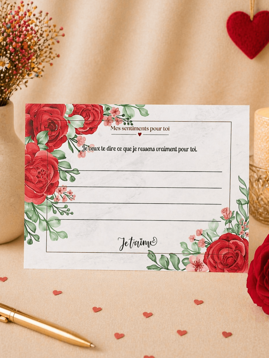 carte d’amour pour renforcer la complicité