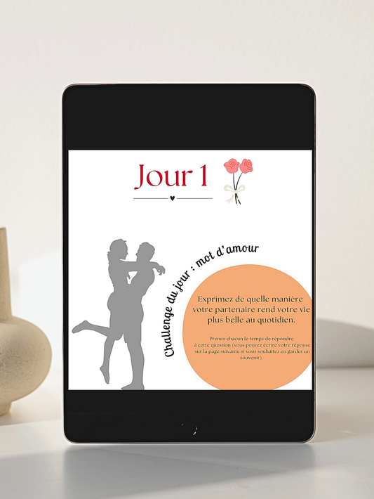 30 Défis Amoureux Avril – Calendrier Digital Personnalisable