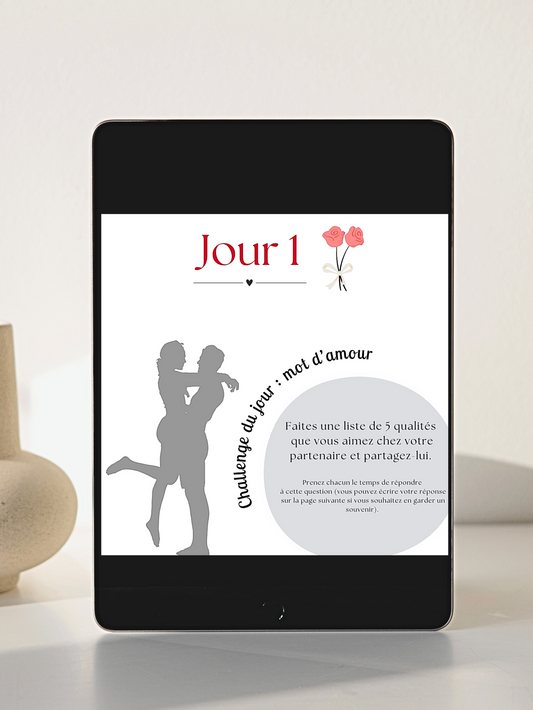 30 Défis Amoureux Novembre – Calendrier Digital Personnalisable