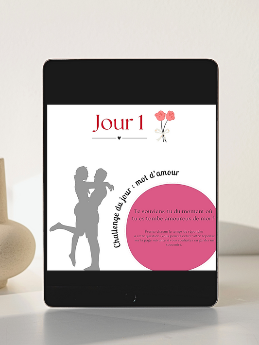 30 Défis Amoureux Juin – Calendrier Digital Personnalisable