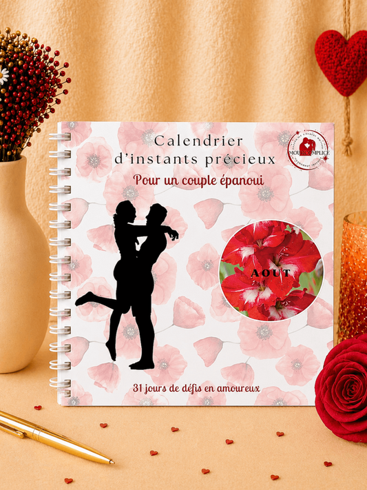 calendrier de couple août en version papier