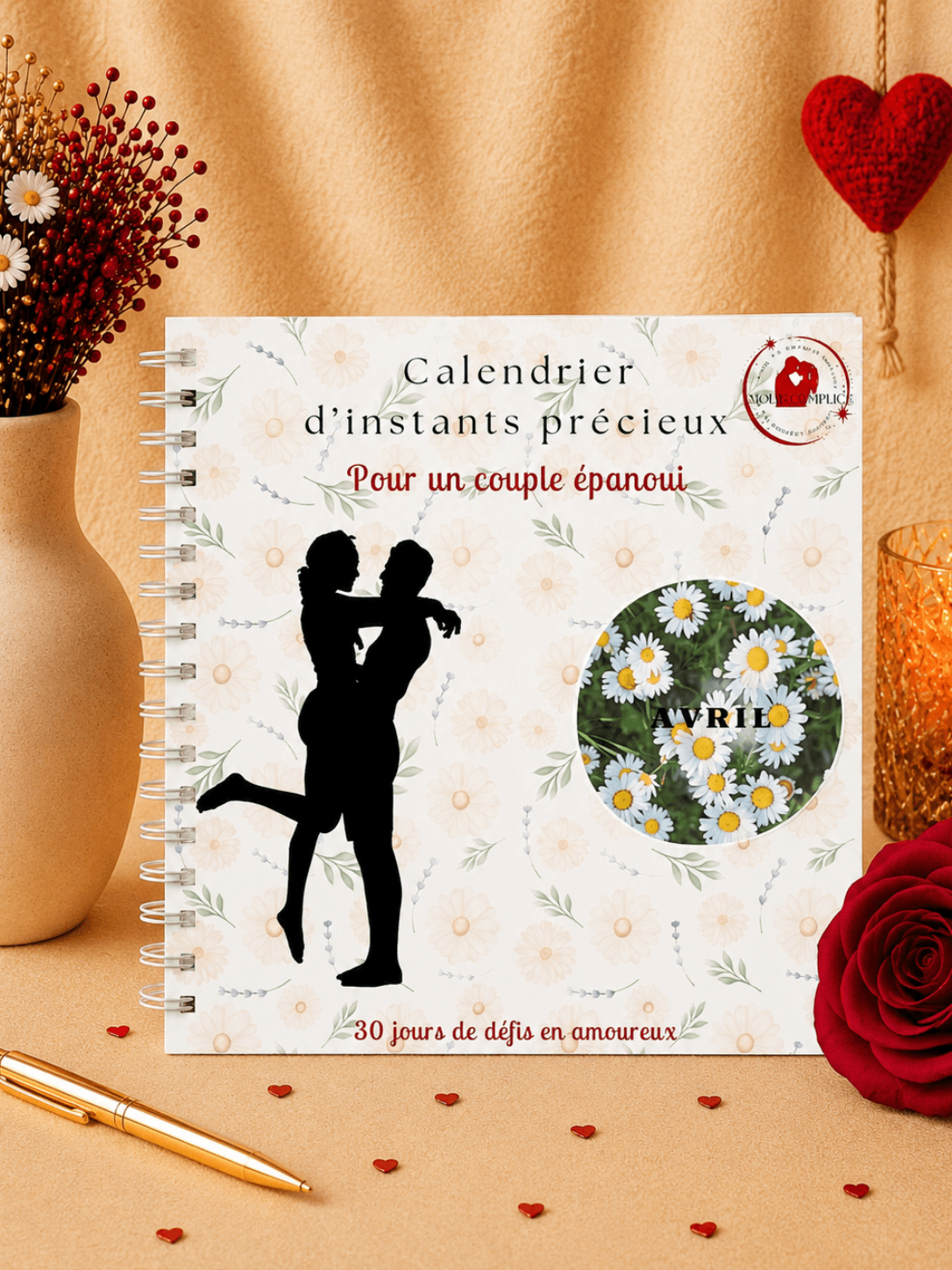 calendrier de couple mars en version papier
