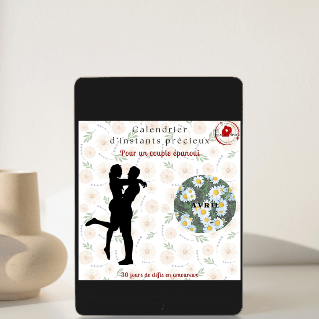 calendrier de couple avril en version PDF