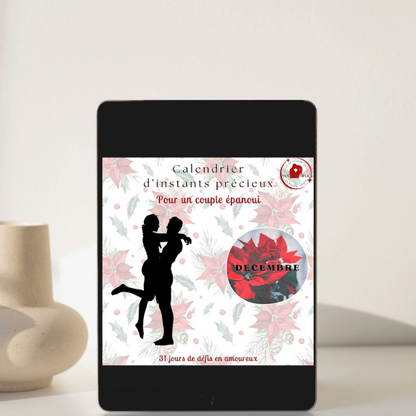 calendrier de couple decembre en version PDF