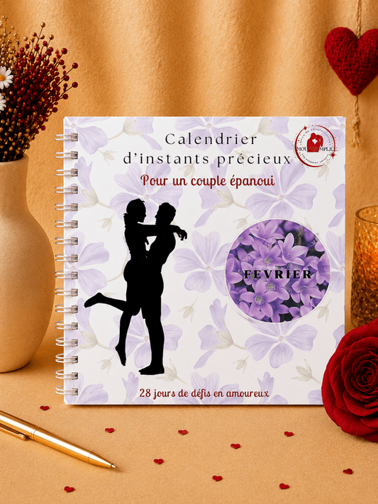 calendrier de couple février en version papier