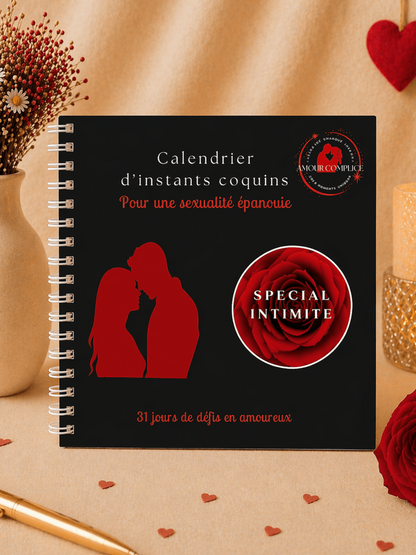 Calendrier de couple spécial intimité en version papier