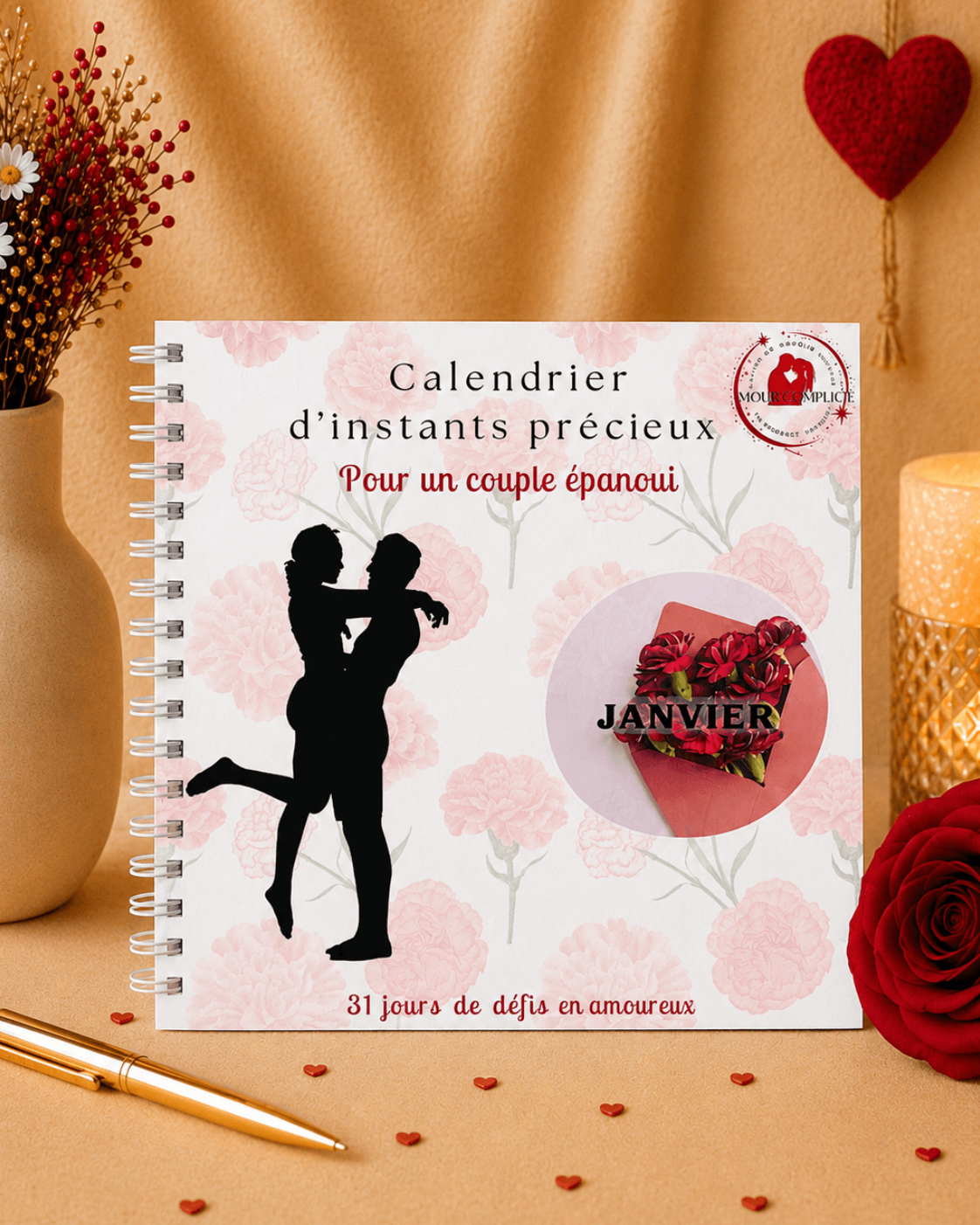 calendrier de couple janvier en version papier