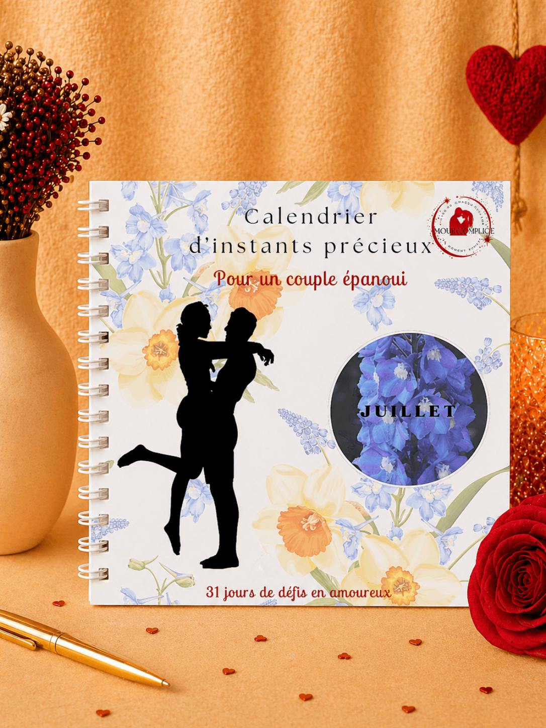 calendrier de couple juillet en version papier