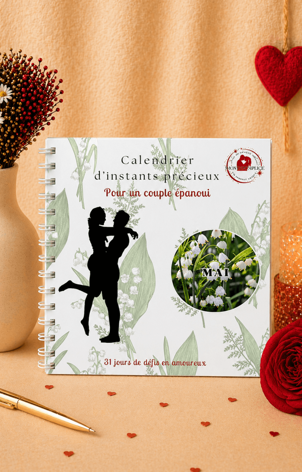 calendrier de couple mai en version papier