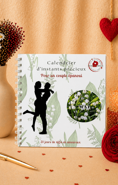 calendrier de couple mai en version papier