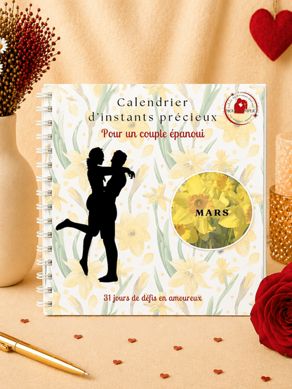 calendrier de couple mars en version papier
