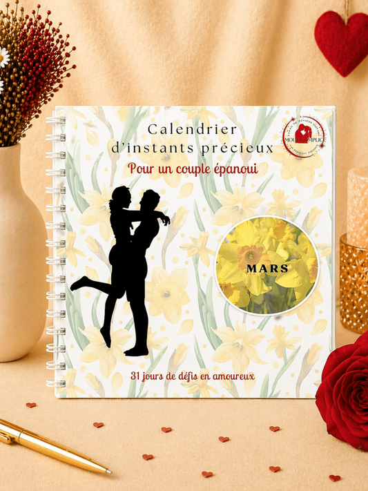 calendrier de couple mars en version papier