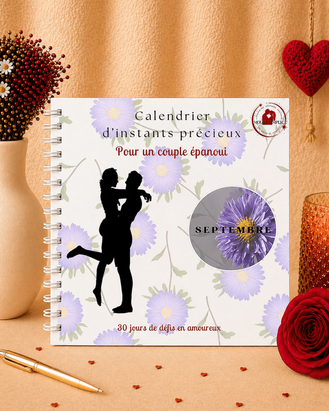 calendrier de couple septembre en version papier