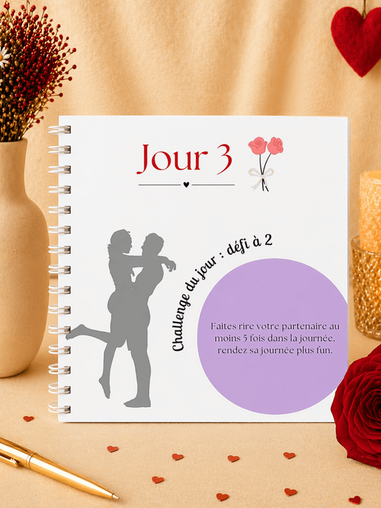 calendrier papier avec activités de couple [mois]