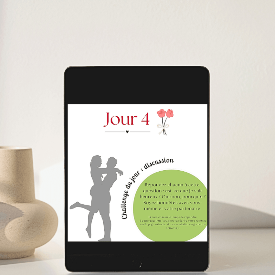 calendrier PDF pour renforcer la complicité dans le couple