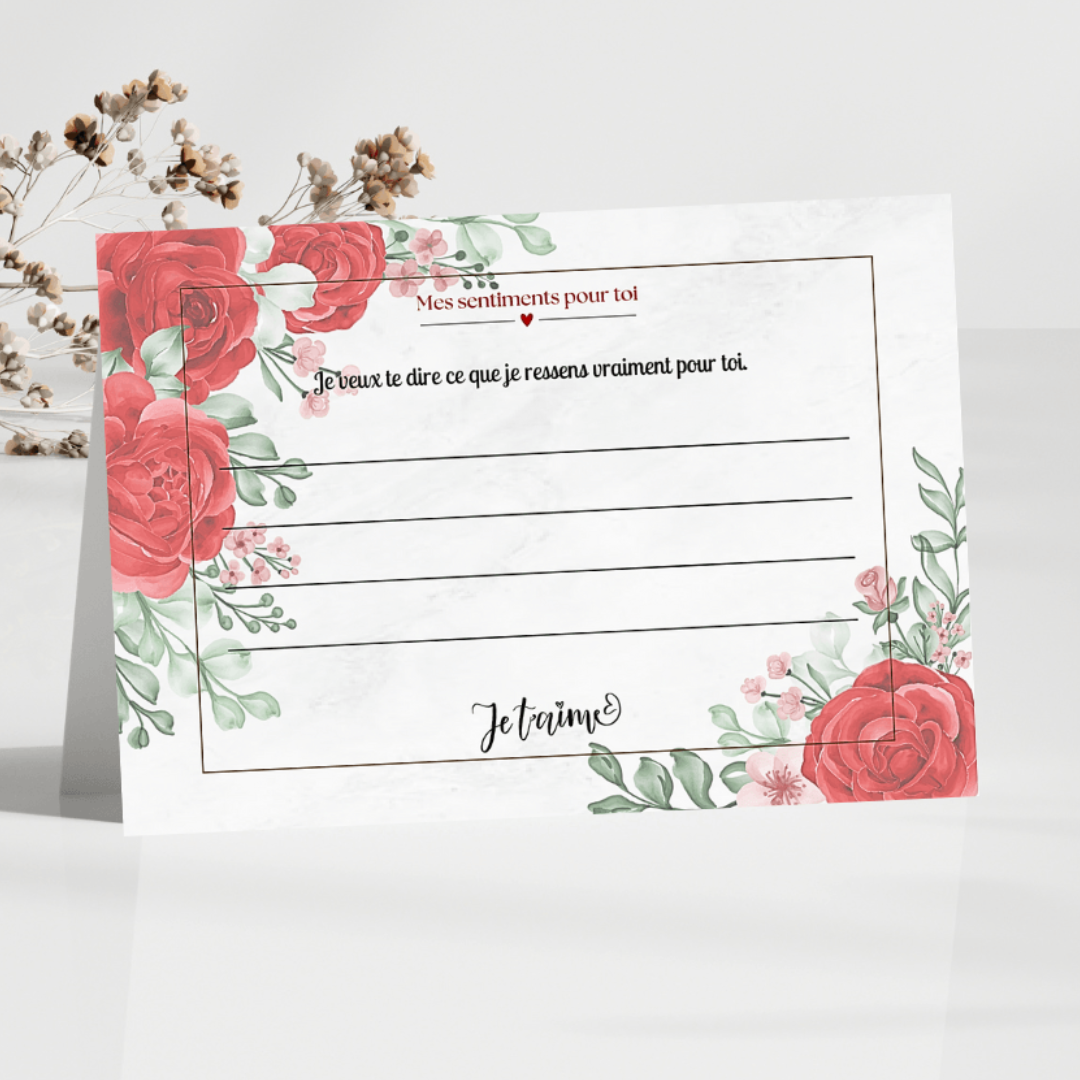 carte d’amour pour renforcer la complicité