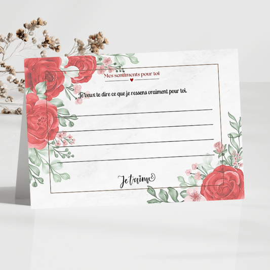 carte d’amour pour renforcer la complicité