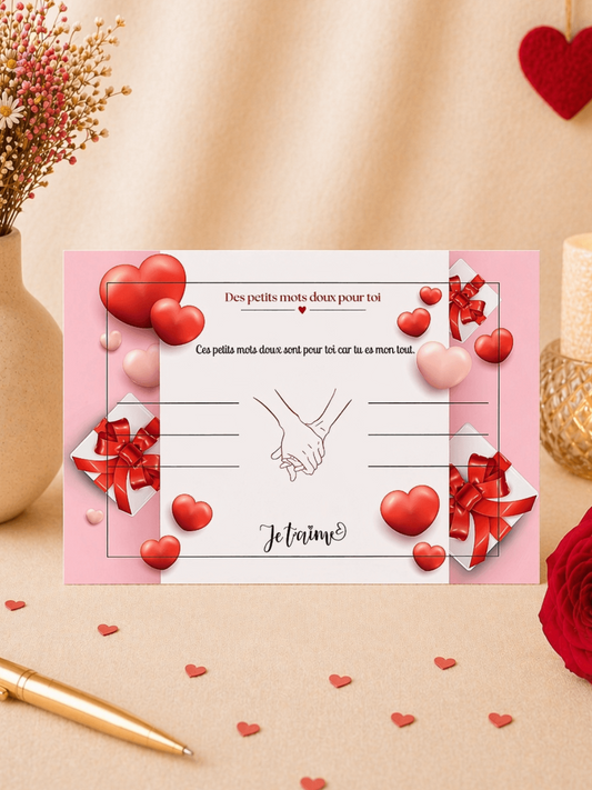carte d’amour avec message pour couple