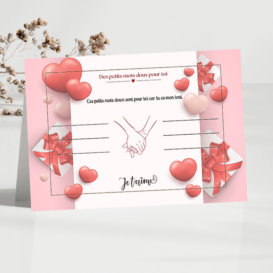 carte d’amour avec message pour couple