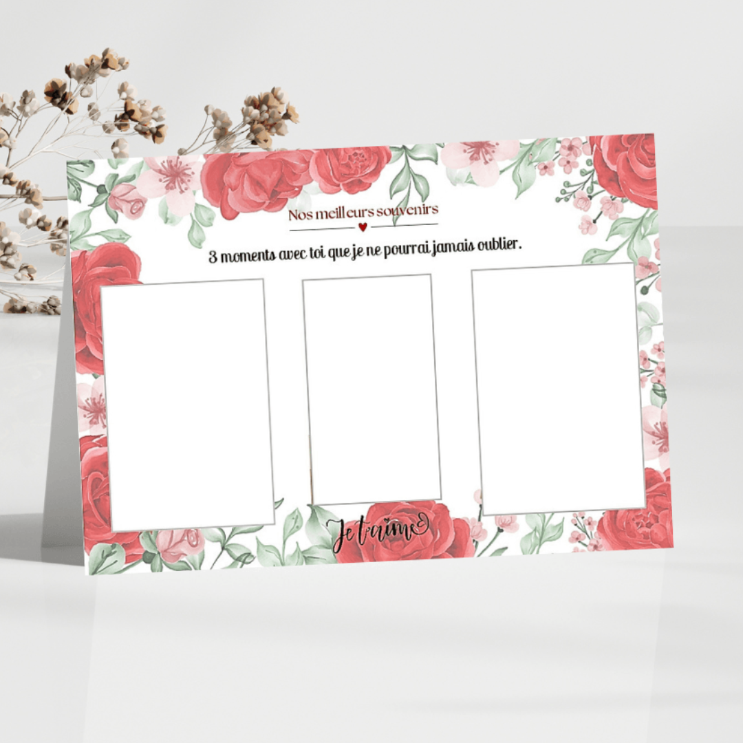 carte d’amour pour relation et complicité