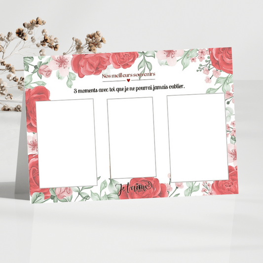 carte d’amour pour relation et complicité