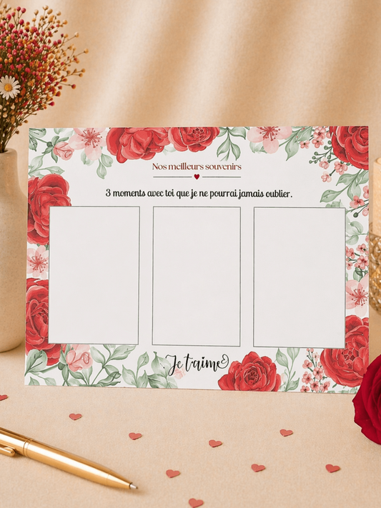 carte d’amour pour relation et complicité