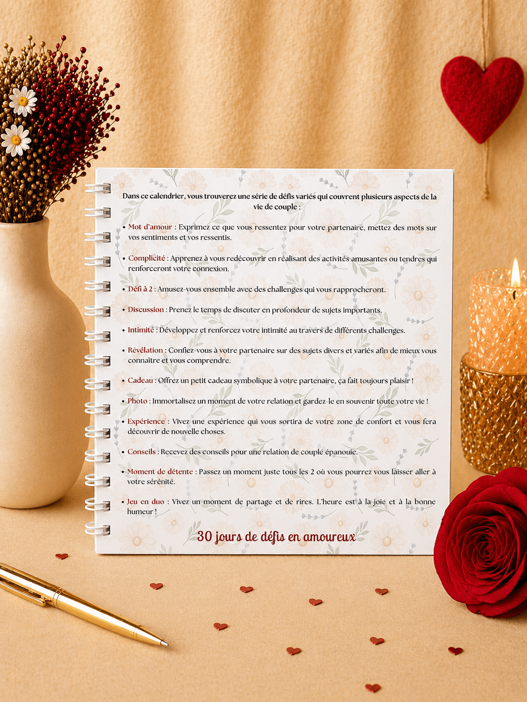 calendrier de couple avril pour créer des moments à deux