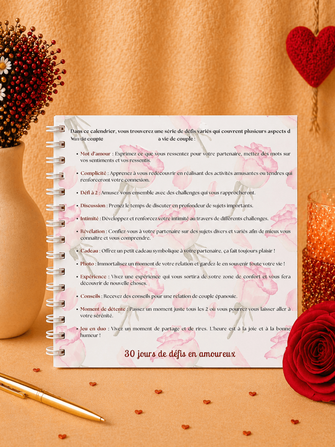 calendrier de couple juin pour créer des moments à deux