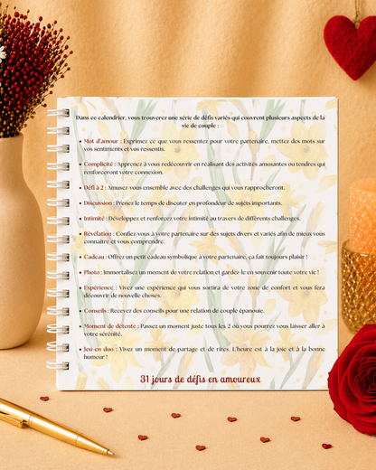 calendrier de couple mars pour créer des moments à deux