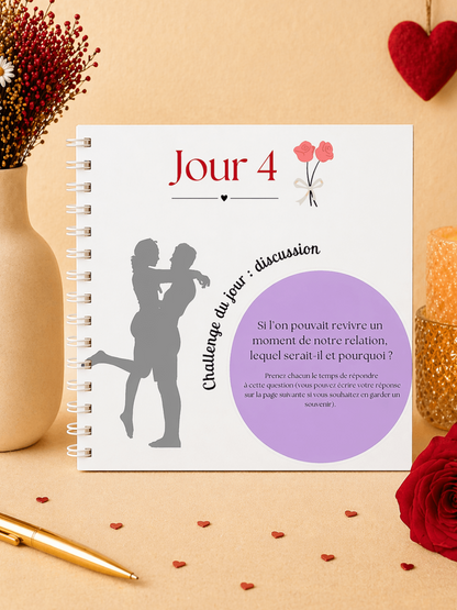 pages intérieures du calendrier de couple février