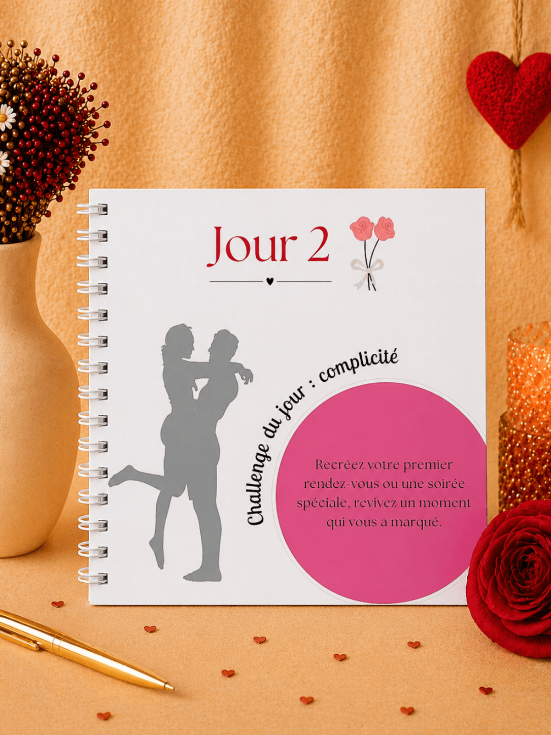pages intérieures du calendrier de couple juin