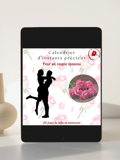 30 Défis Amoureux Juin – Calendrier Digital Personnalisable