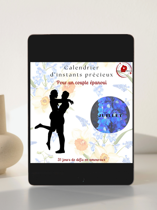 31 Défis Amoureux Juillet – Calendrier Digital Personnalisable