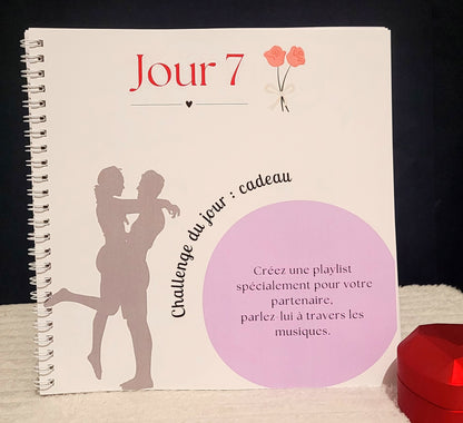 28 Défis Amoureux Février – Calendrier Papier Personnalisable