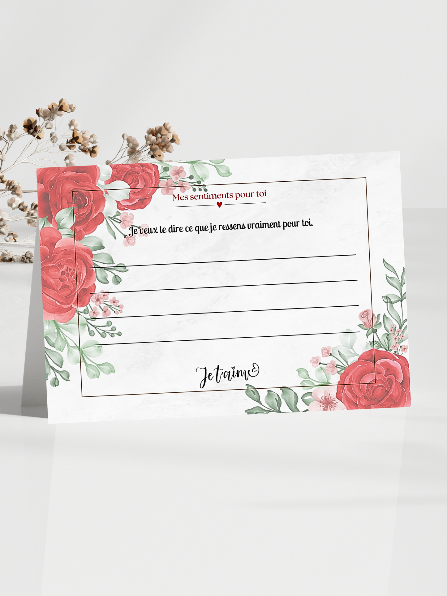 Carte d’Amour Personnalisable n°5