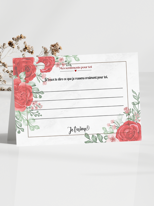 Carte d’Amour Personnalisable n°5
