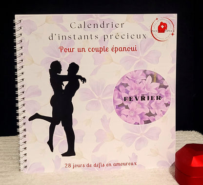 28 Défis Amoureux Février – Calendrier Papier Personnalisable