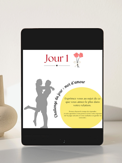 31 Défis Amoureux Mars – Calendrier Digital Personnalisable