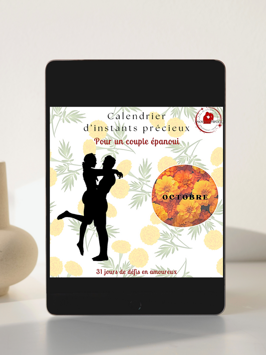 31 Défis Amoureux Octobre – Calendrier Digital Personnalisable