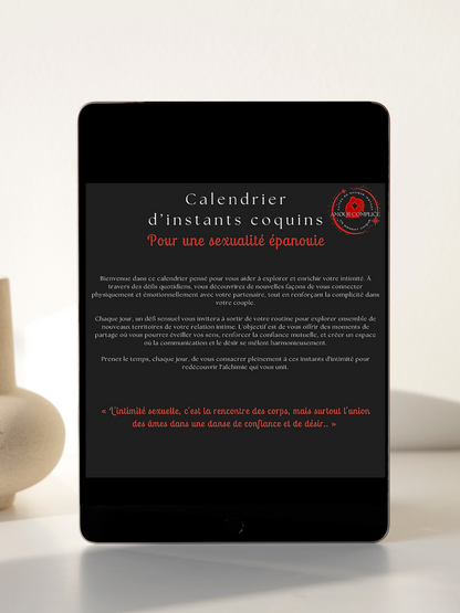 31 Défis d’Intimité en Couple – Calendrier digital personnalisable