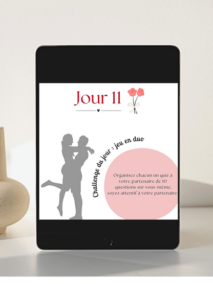 31 Défis Amoureux Janvier – Calendrier Digital Personnalisable