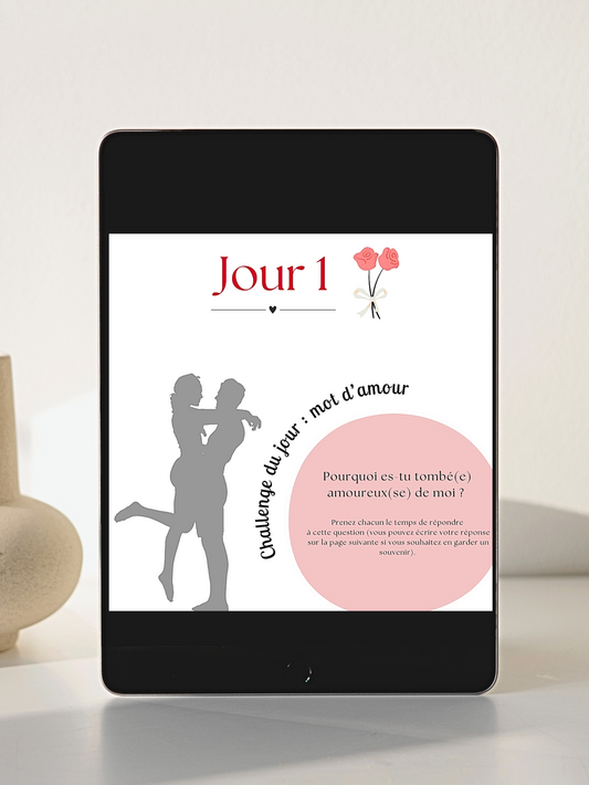 31 Défis Amoureux Janvier – Calendrier Digital Personnalisable