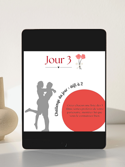 31 Défis Amoureux Août – Calendrier Digital Personnalisable