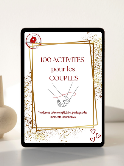 100 Activités de Couple – Cahier Digital Personnalisable