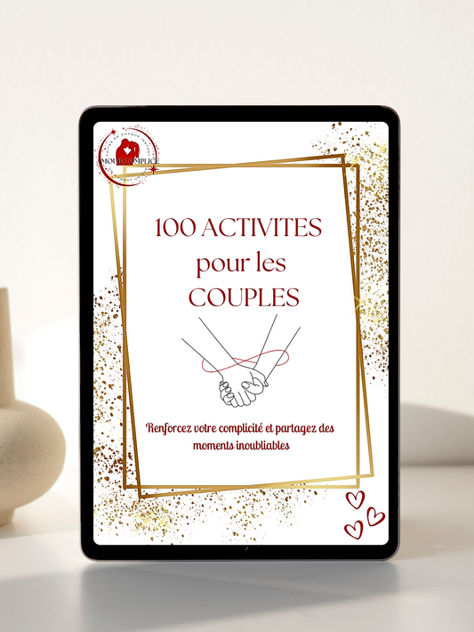 100 Activités de Couple – Cahier Digital Personnalisable