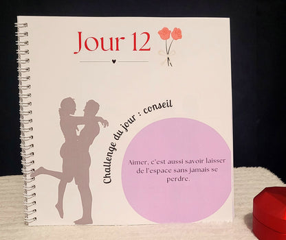 28 Défis Amoureux Février – Calendrier Papier Personnalisable