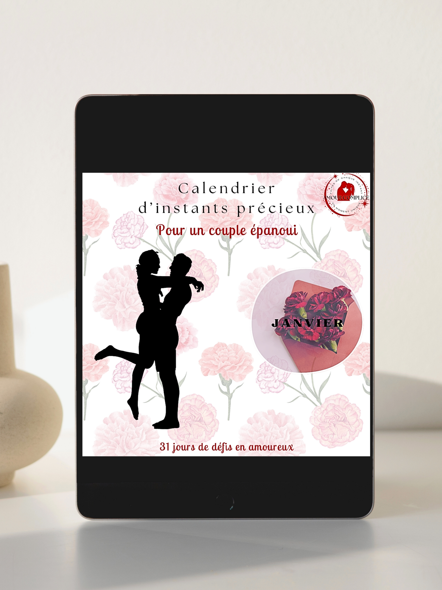 31 Défis Amoureux Janvier – Calendrier Digital Personnalisable