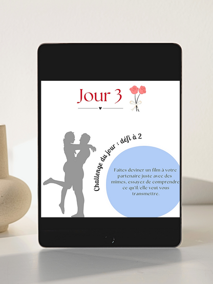 31 Défis Amoureux Juillet – Calendrier PDF Personnalisable