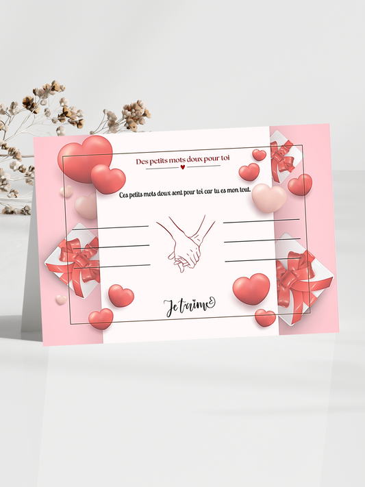 Carte d’Amour Personnalisable n°6